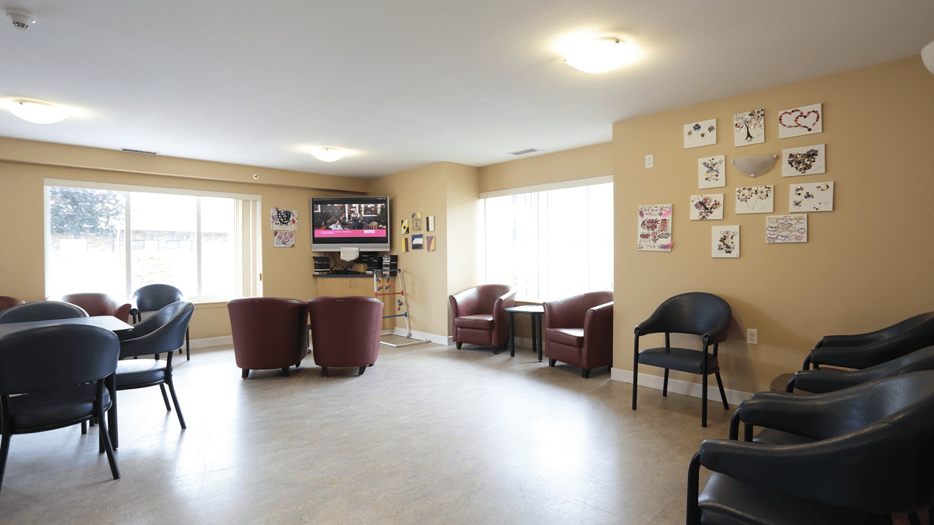 Common area for community activities at WHM